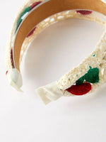 Rylee Faith Designs Sweet Cherry Crochet Headband for Whimsical Fashion - Everetts Place Boutique - 