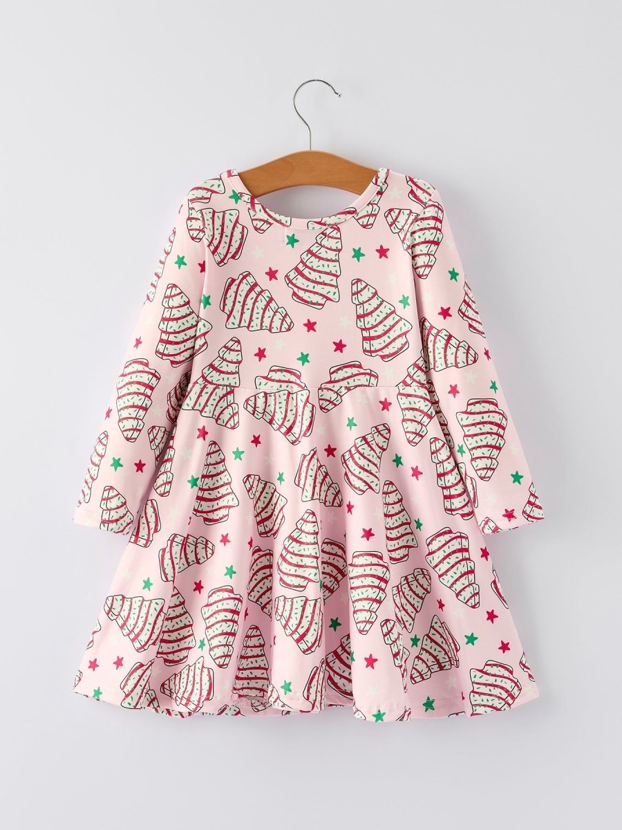 Rylee Faith Designs Sweet Christmas Vibes Tree Dress by Rylee Faith Designs - Everetts Place Boutique - 