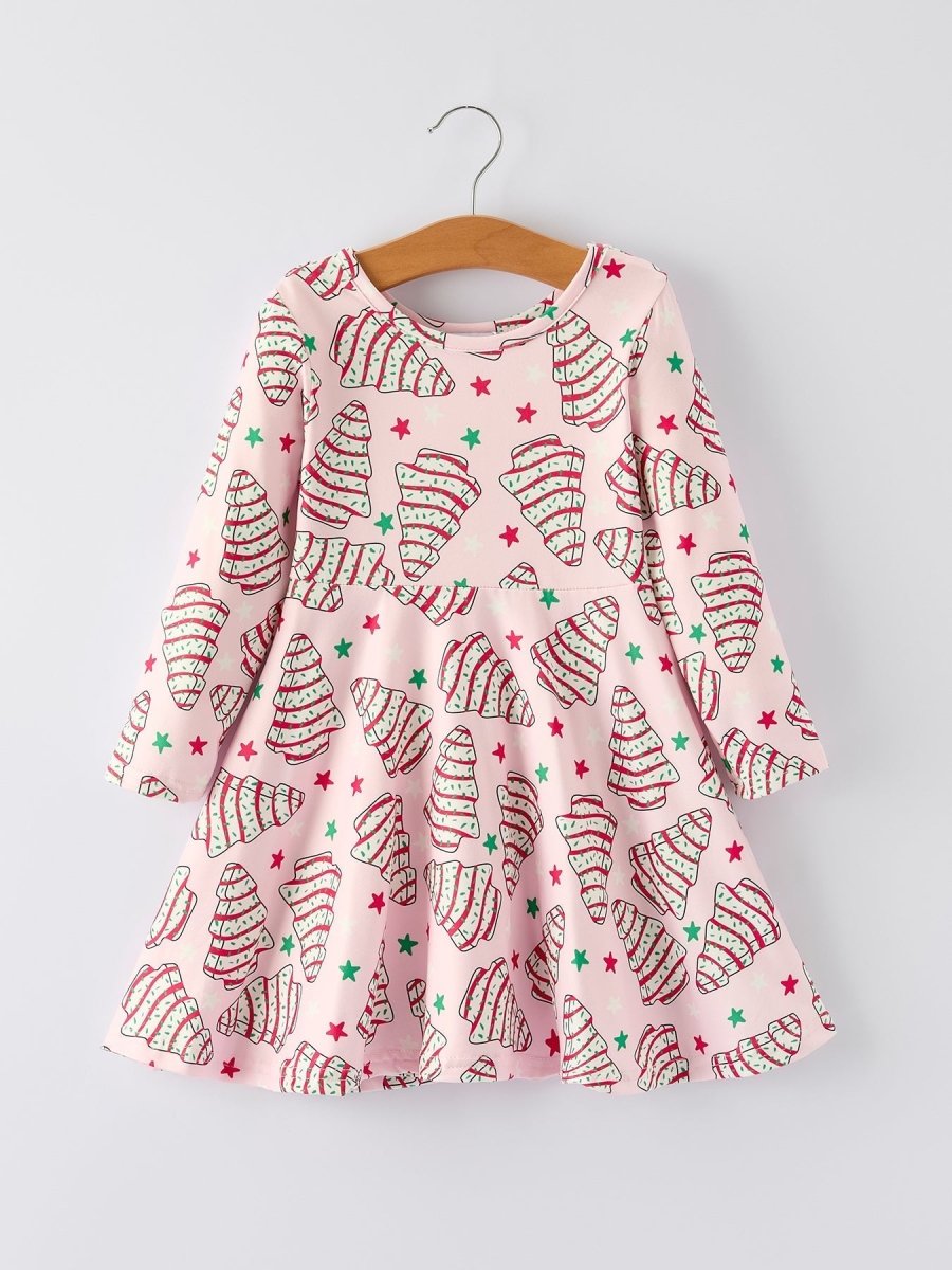 Rylee Faith Designs Sweet Christmas Vibes Tree Dress by Rylee Faith Designs - Everetts Place Boutique - 