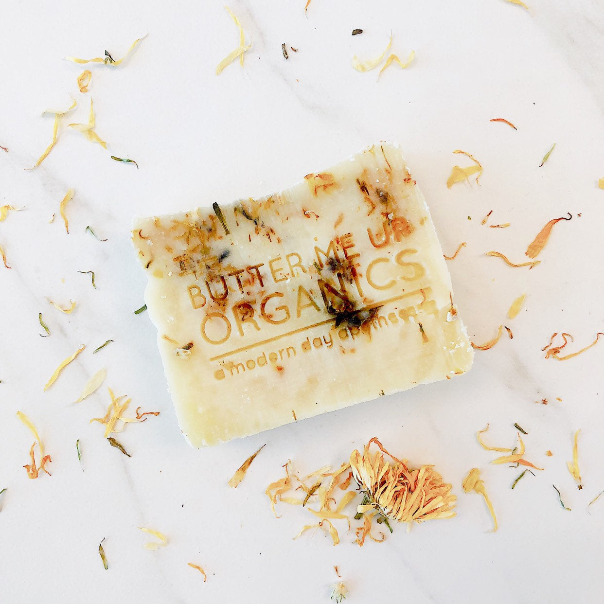 Sweet Citrus Soap Bar with Calendula and Organic Oils Butter Me Up Organics