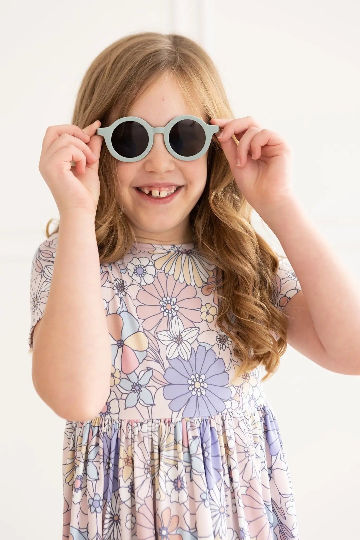 Mila & Rose ® Sweet Escape Floral S/S Pocket Twirl Dress - 