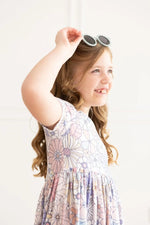 Mila & Rose ® Sweet Escape Floral S/S Pocket Twirl Dress - 