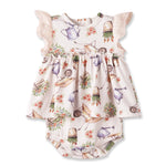 Tesa Babe Sweet Garden Skirted Bodysuit – Bamboo Baby OutfitEveretts Place
