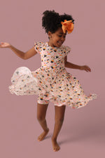 DREAM BIG LITTLE CO SWEET PEA SUSHI DREAM RUFFLE DRESSEveretts Place