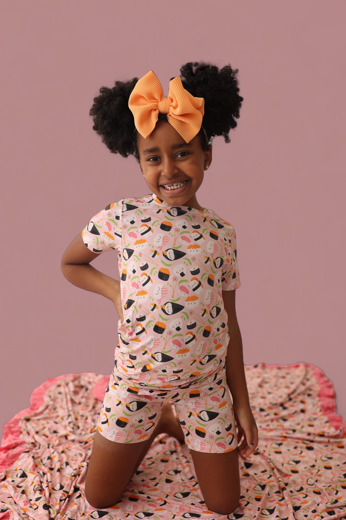 DREAM BIG LITTLE CO SWEET PEA SUSHI DREAM SHORT SETEveretts Place