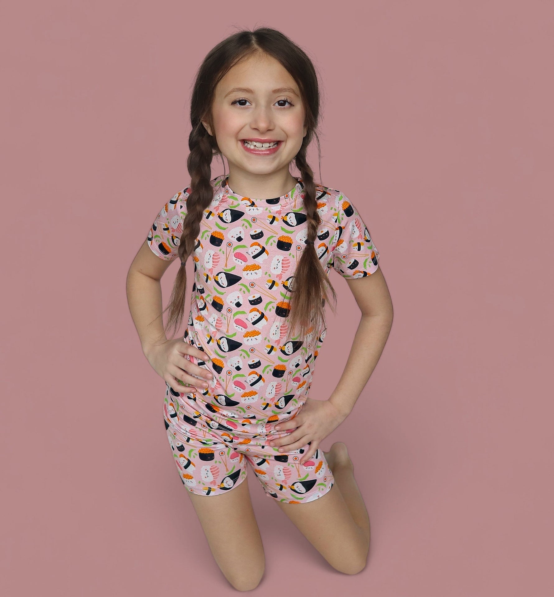 DREAM BIG LITTLE CO SWEET PEA SUSHI DREAM SHORT SETEveretts Place