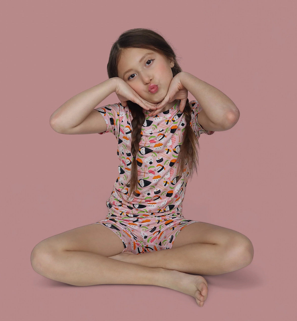 DREAM BIG LITTLE CO SWEET PEA SUSHI DREAM SHORT SETEveretts Place