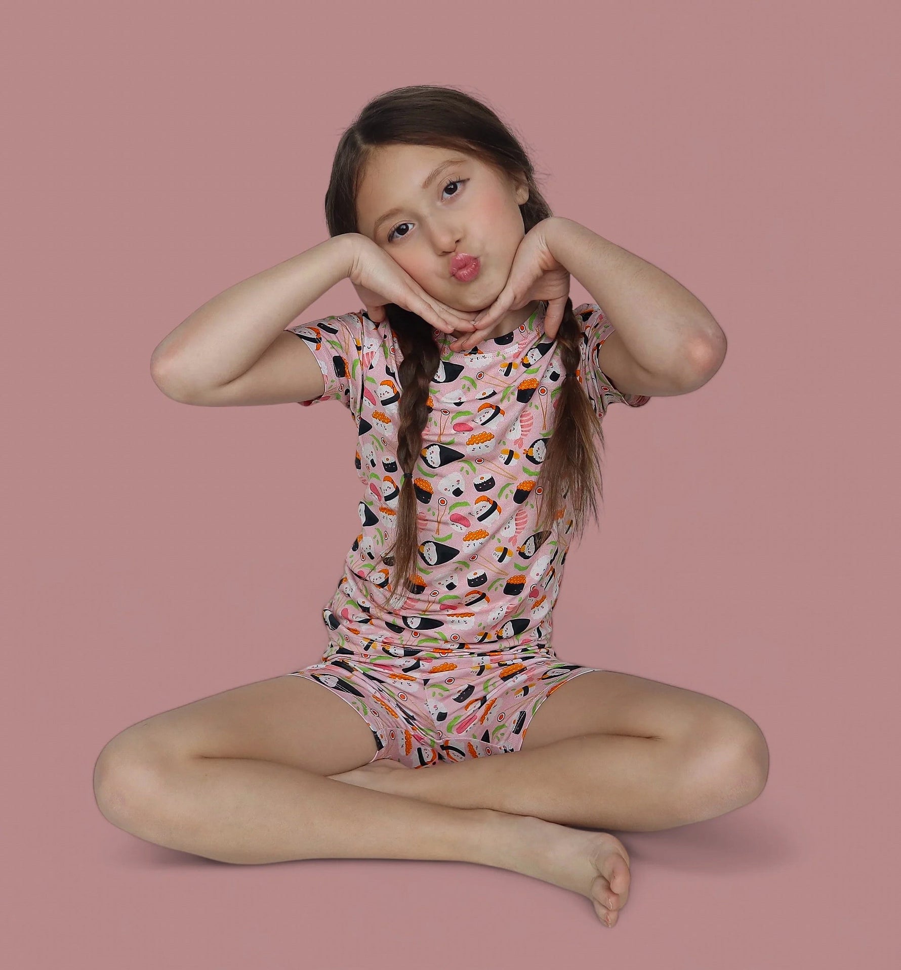 DREAM BIG LITTLE CO SWEET PEA SUSHI DREAM SHORT SETEveretts Place
