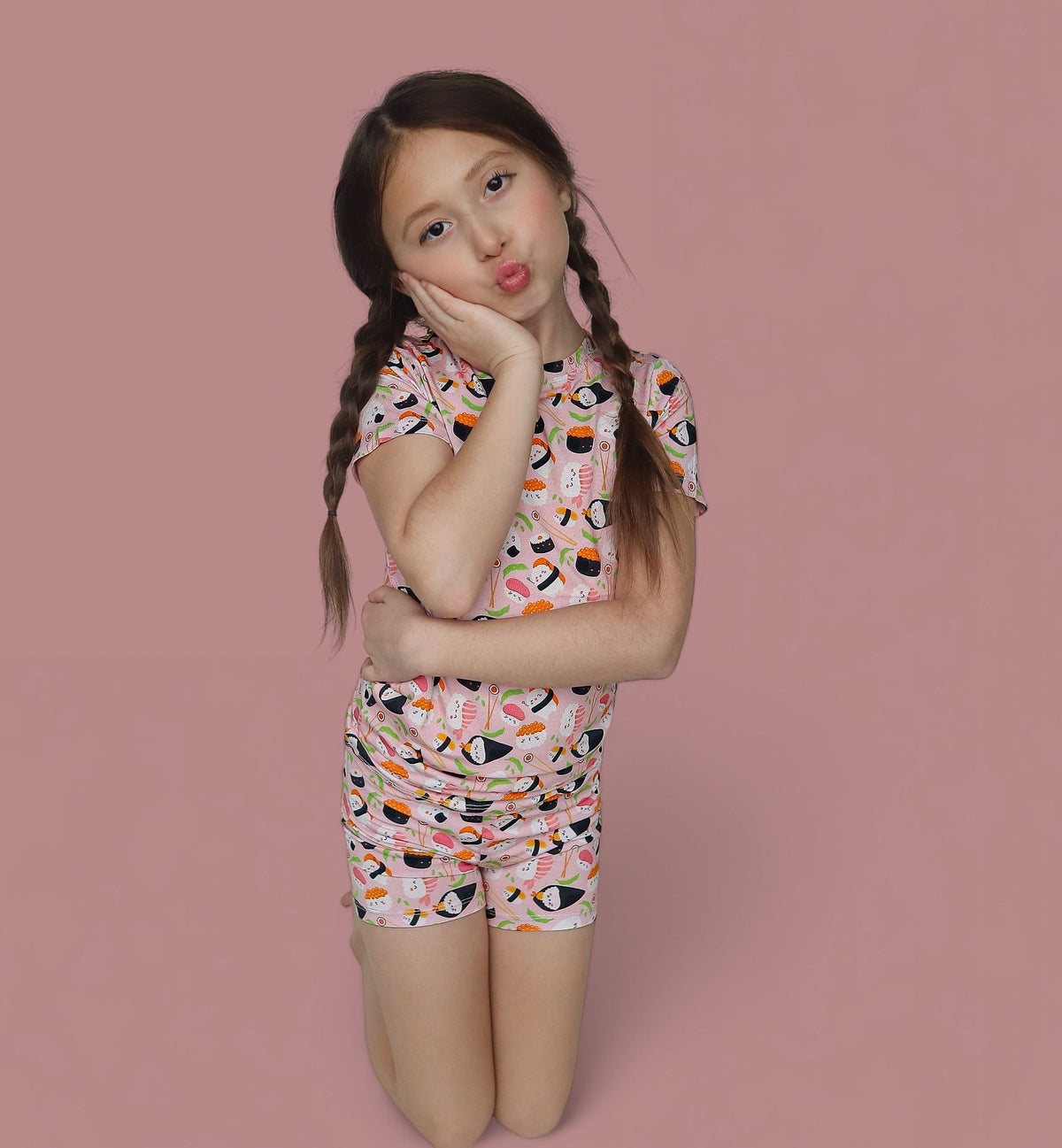 DREAM BIG LITTLE CO SWEET PEA SUSHI DREAM SHORT SETEveretts Place