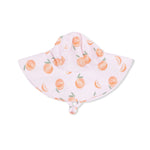 Sweet Peach - Wide Brim Sun Hat - Orange, Pink, Bib, Fruit, Hat | Everetts Place