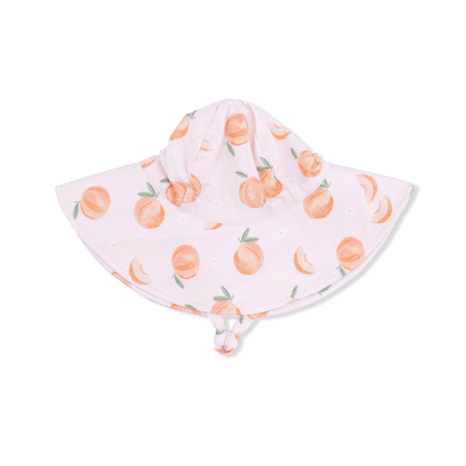 Sweet Peach - Wide Brim Sun Hat - Orange, Pink, Bib, Fruit, Hat | Everetts Place