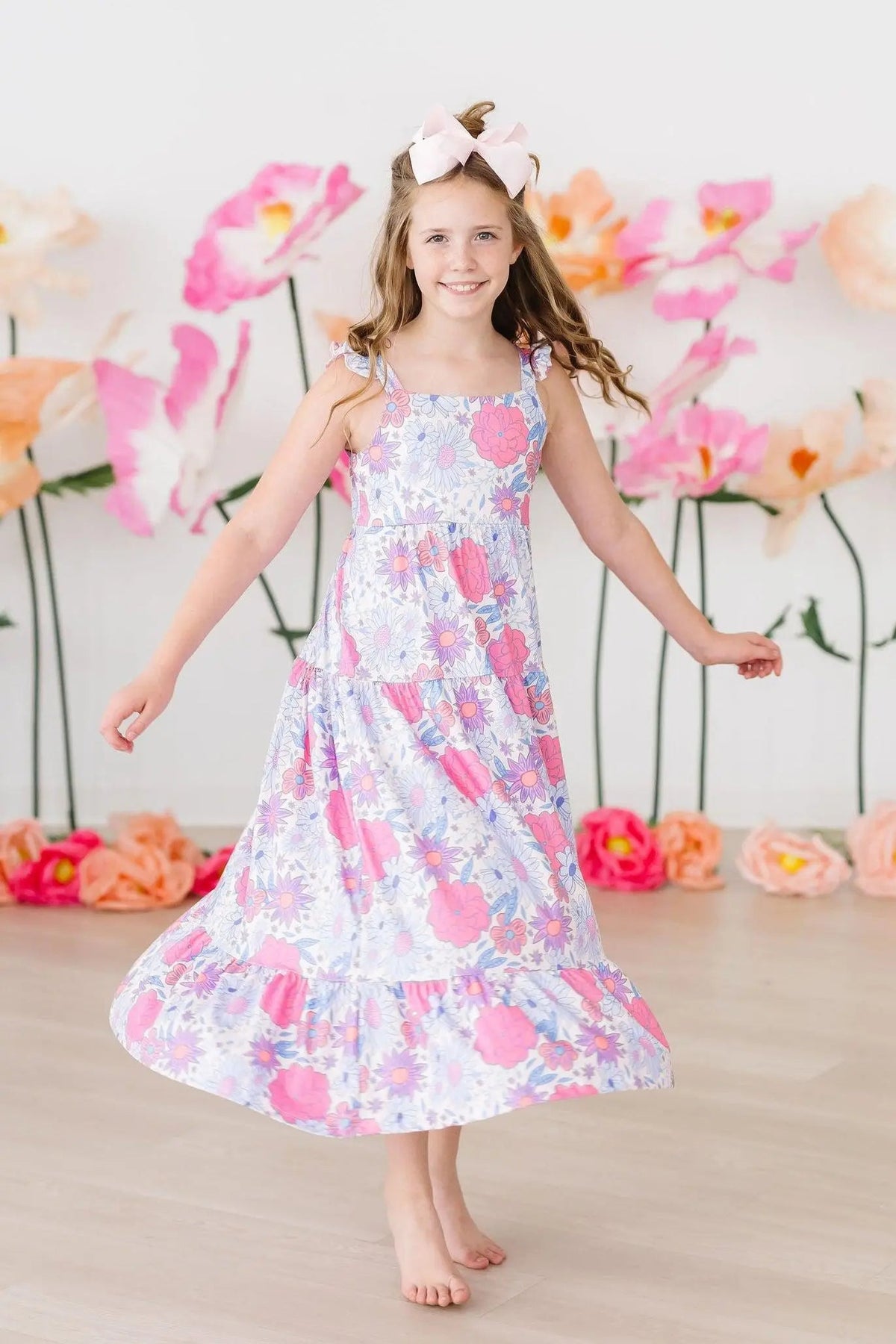 Mila & Rose ® Sweet Springtime Ruffle Maxi Dress - 