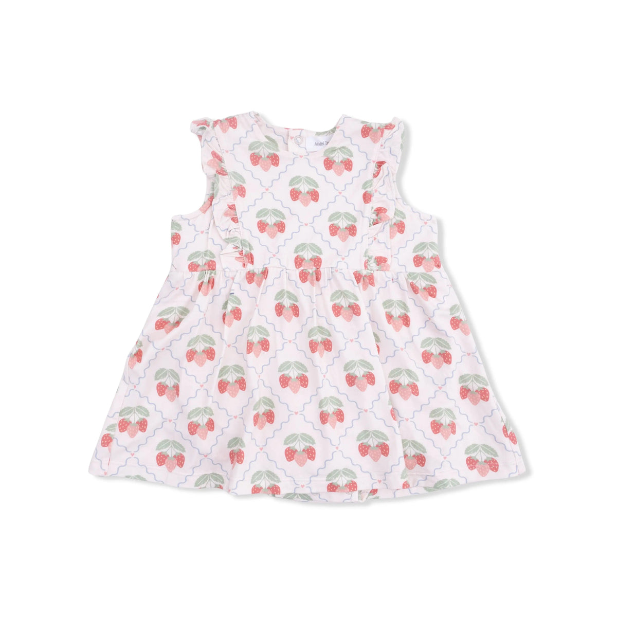Angel Dear Sweet Strawberries - Ruffle Bodysuit Dress - 