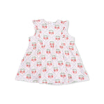 Angel Dear Sweet Strawberries - Ruffle Bodysuit Dress - 