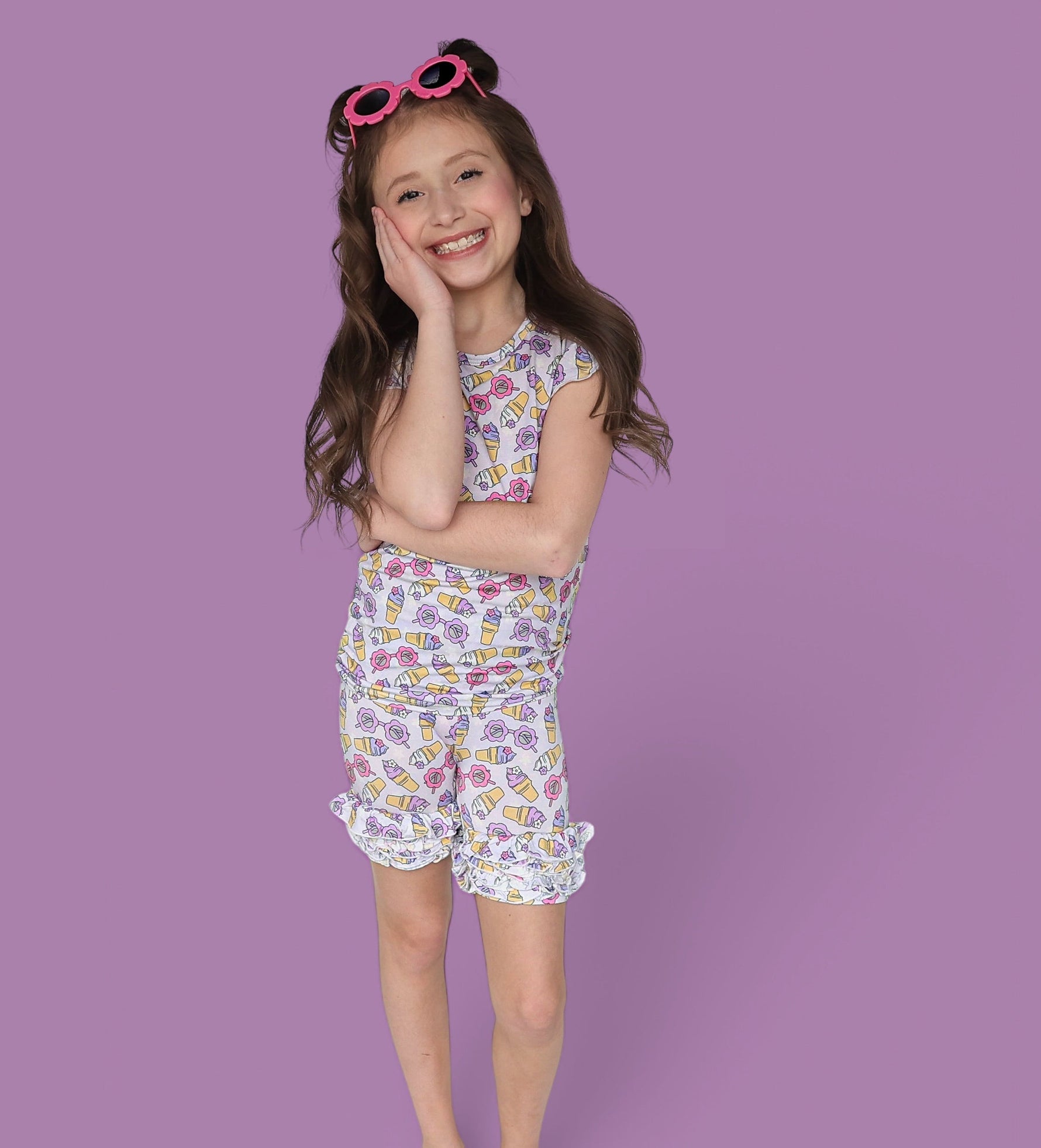 DREAM BIG LITTLE CO SWEET SUMMER DREAM CAP SLEEVE TOPEveretts Place