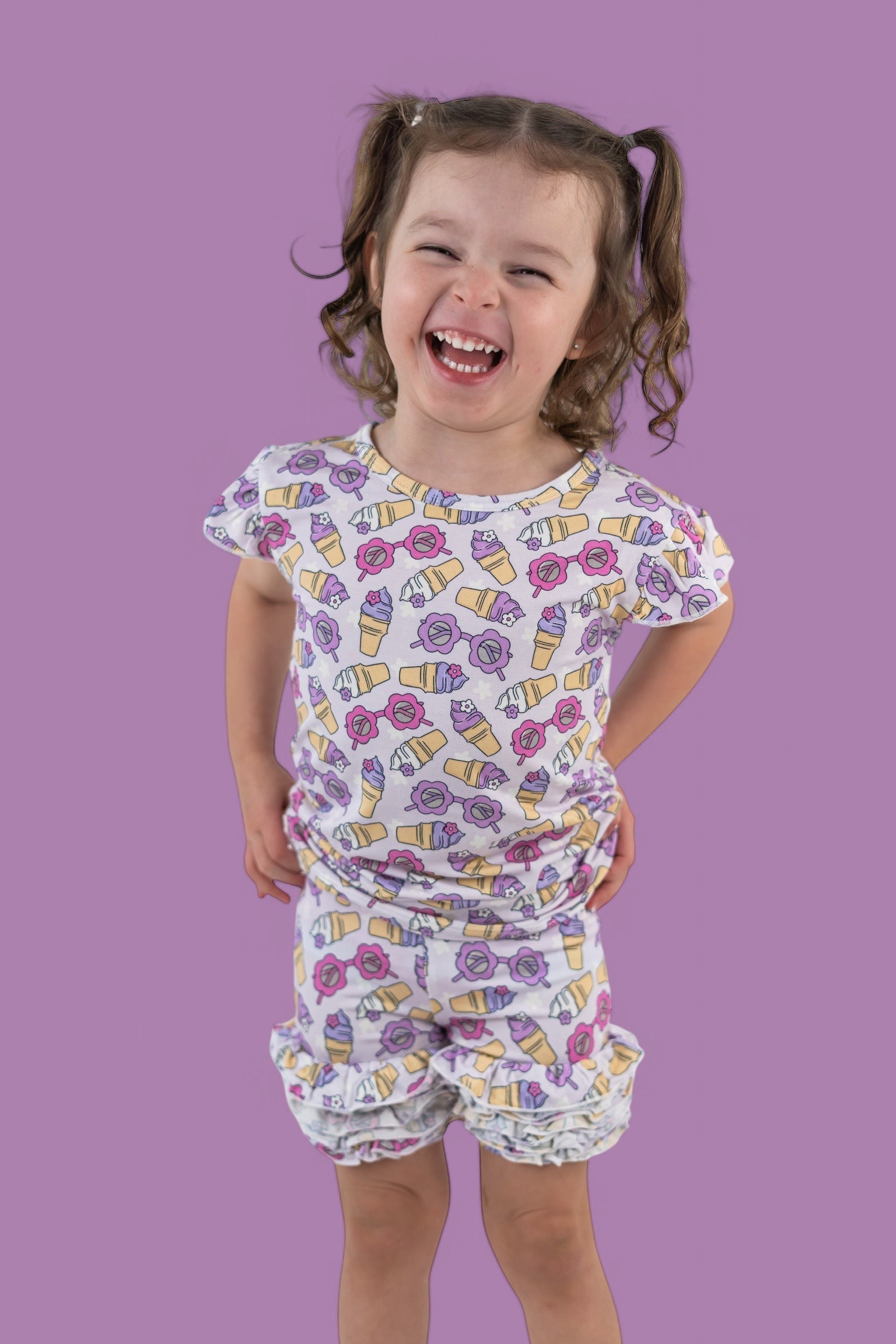 DREAM BIG LITTLE CO SWEET SUMMER DREAM RUFFLE SHORTSEveretts Place