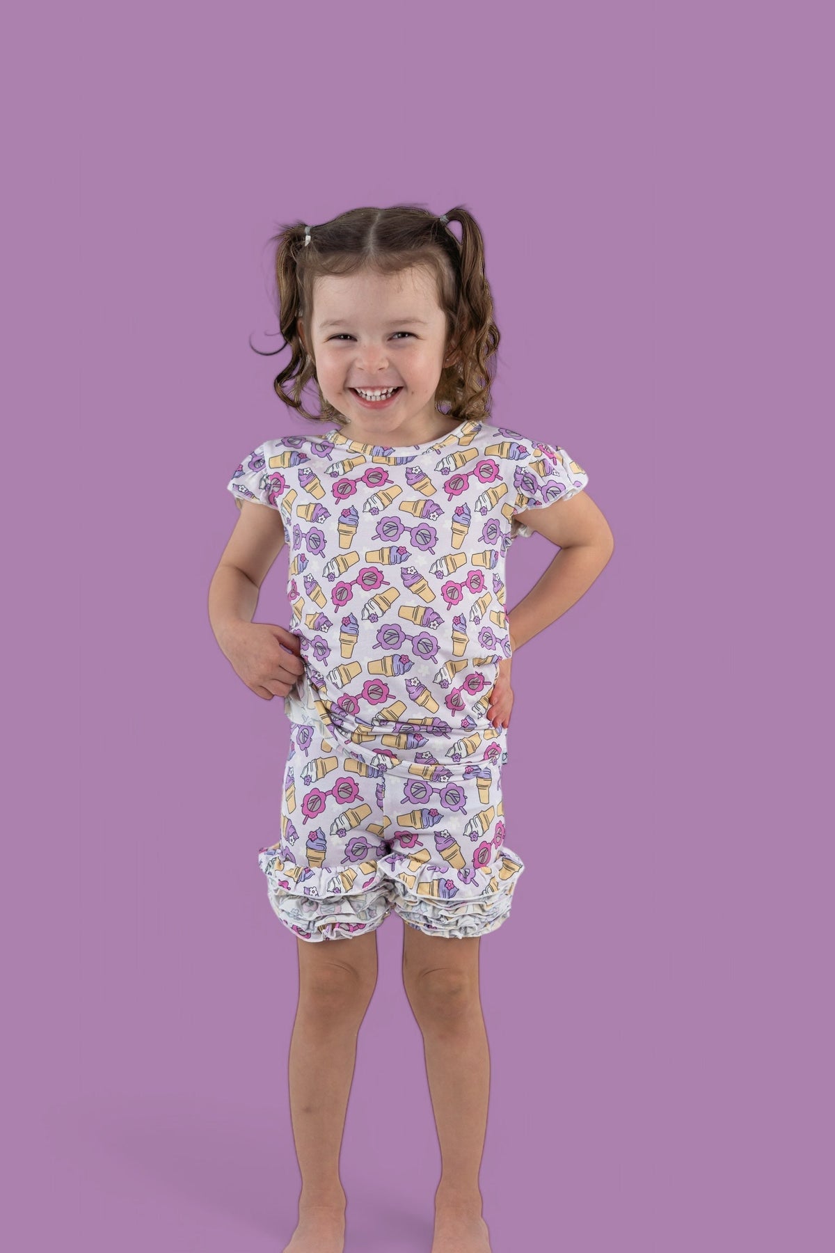 DREAM BIG LITTLE CO SWEET SUMMER DREAM RUFFLE SHORTSEveretts Place