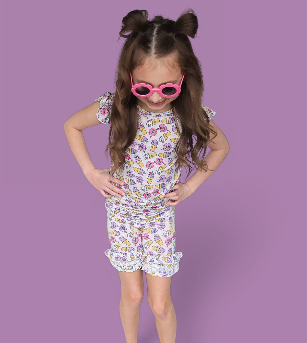 DREAM BIG LITTLE CO SWEET SUMMER DREAM RUFFLE SHORTSEveretts Place