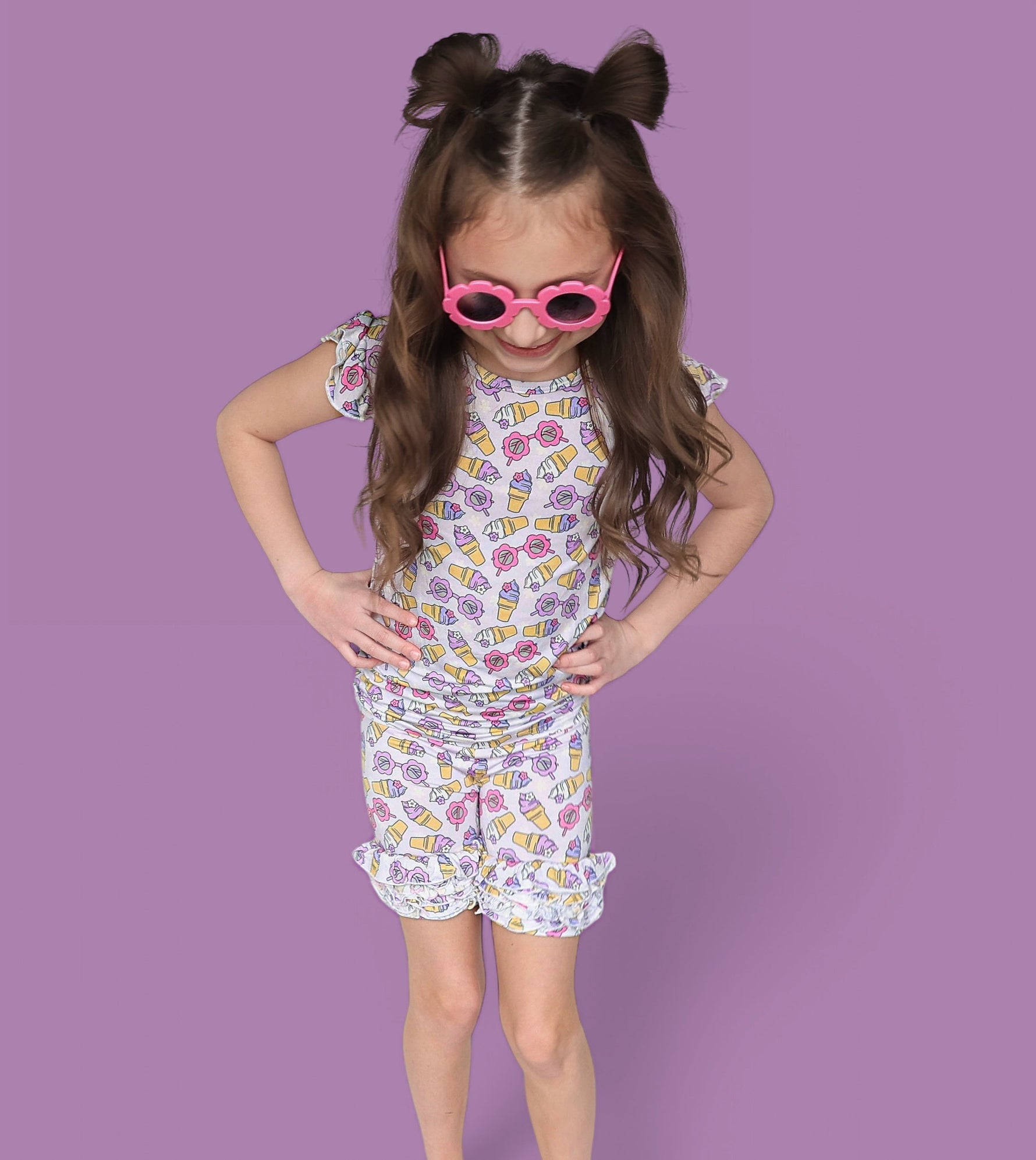 DREAM BIG LITTLE CO SWEET SUMMER DREAM RUFFLE SHORTSEveretts Place