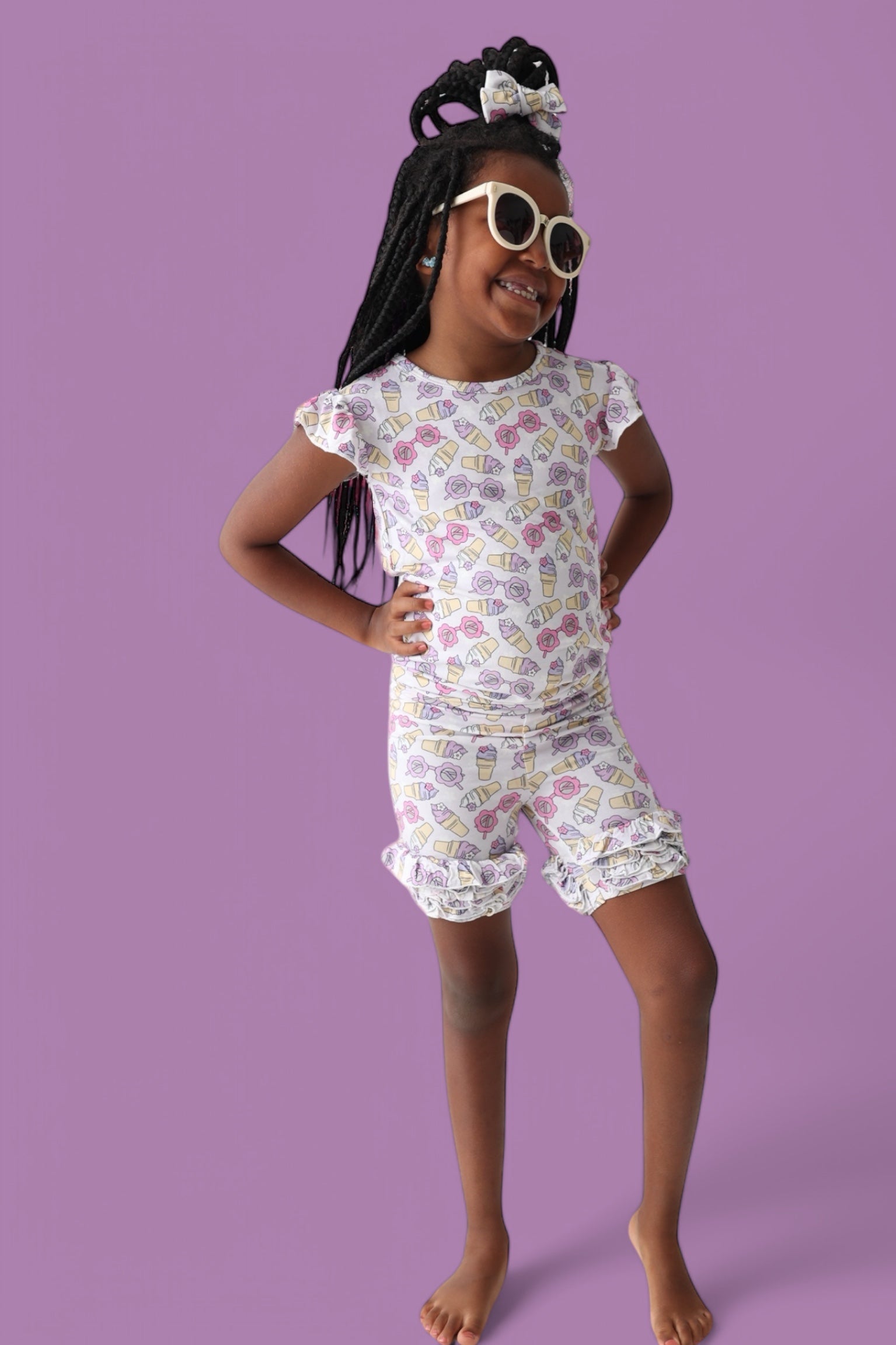 DREAM BIG LITTLE CO SWEET SUMMER DREAM RUFFLE SHORTSEveretts Place