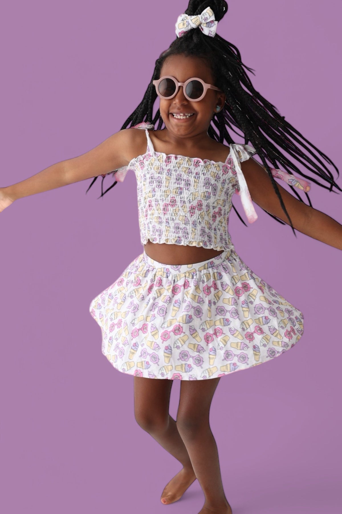 DREAM BIG LITTLE CO SWEET SUMMER DREAM SMOCKED SKORT SETEveretts Place