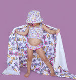 DREAM BIG LITTLE CO SWEET SUMMER DREAM SMOCKED TANKINI TWO PIECE SWIM SUITEveretts Place
