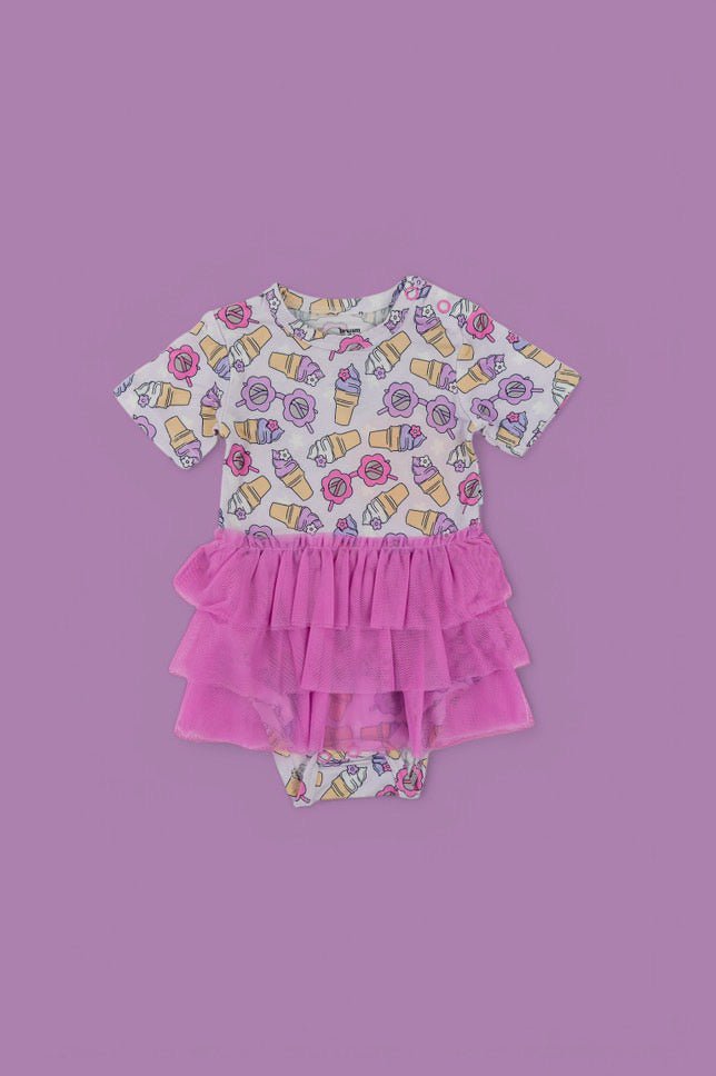 DREAM BIG LITTLE CO SWEET SUMMER DREAM TUTU BODYSUIT DRESSEveretts Place