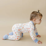 Little Joy Co. Sweet Summertime Bamboo Zippy Romper For Babies Soft - Everetts Place Boutique - 