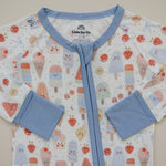 Little Joy Co. Sweet Summertime Bamboo Zippy Romper For Babies Soft - Everetts Place Boutique - 