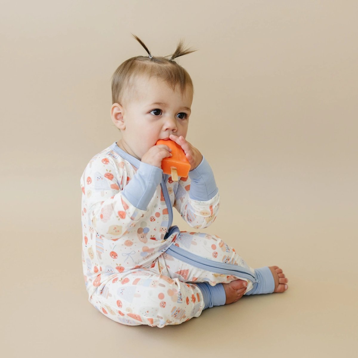 Little Joy Co. Sweet Summertime Bamboo Zippy Romper For Babies Soft - Everetts Place Boutique - 