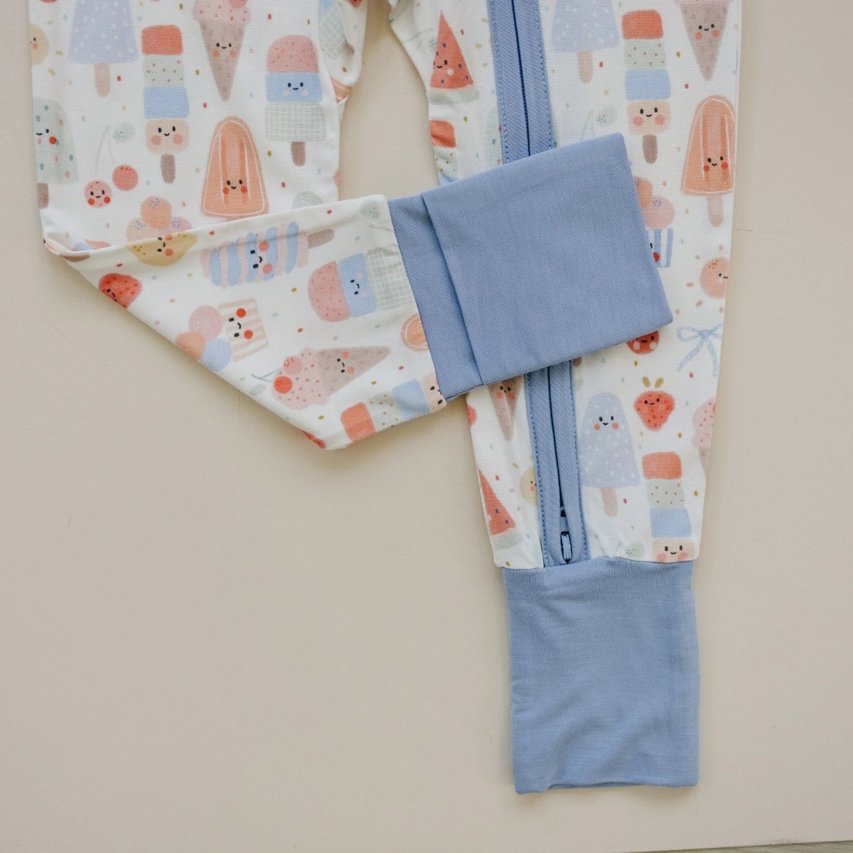 Little Joy Co. Sweet Summertime Bamboo Zippy Romper For Babies Soft - Everetts Place Boutique - 