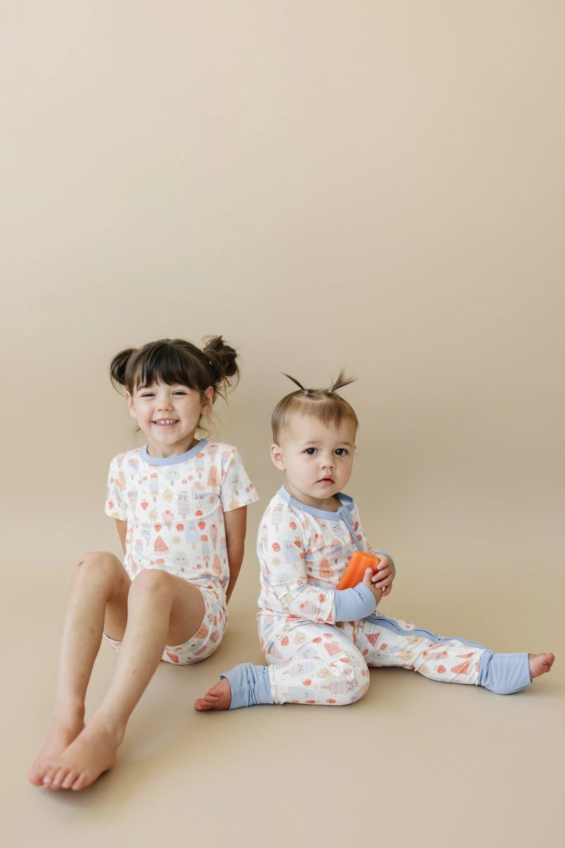 Little Joy Co. Sweet Summertime Two Piece Bamboo Pajamas for Women - Everetts Place Boutique - 