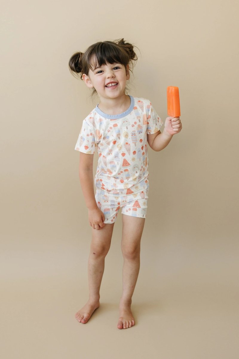 Little Joy Co. Sweet Summertime Two Piece Bamboo Pajamas for Women - Everetts Place Boutique - 