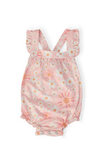 Mila & Rose ® Sweet & Sunny Ruffle Cross Back Romper - 
