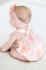 Mila & Rose ® Sweet & Sunny Ruffle Cross Back Romper - 