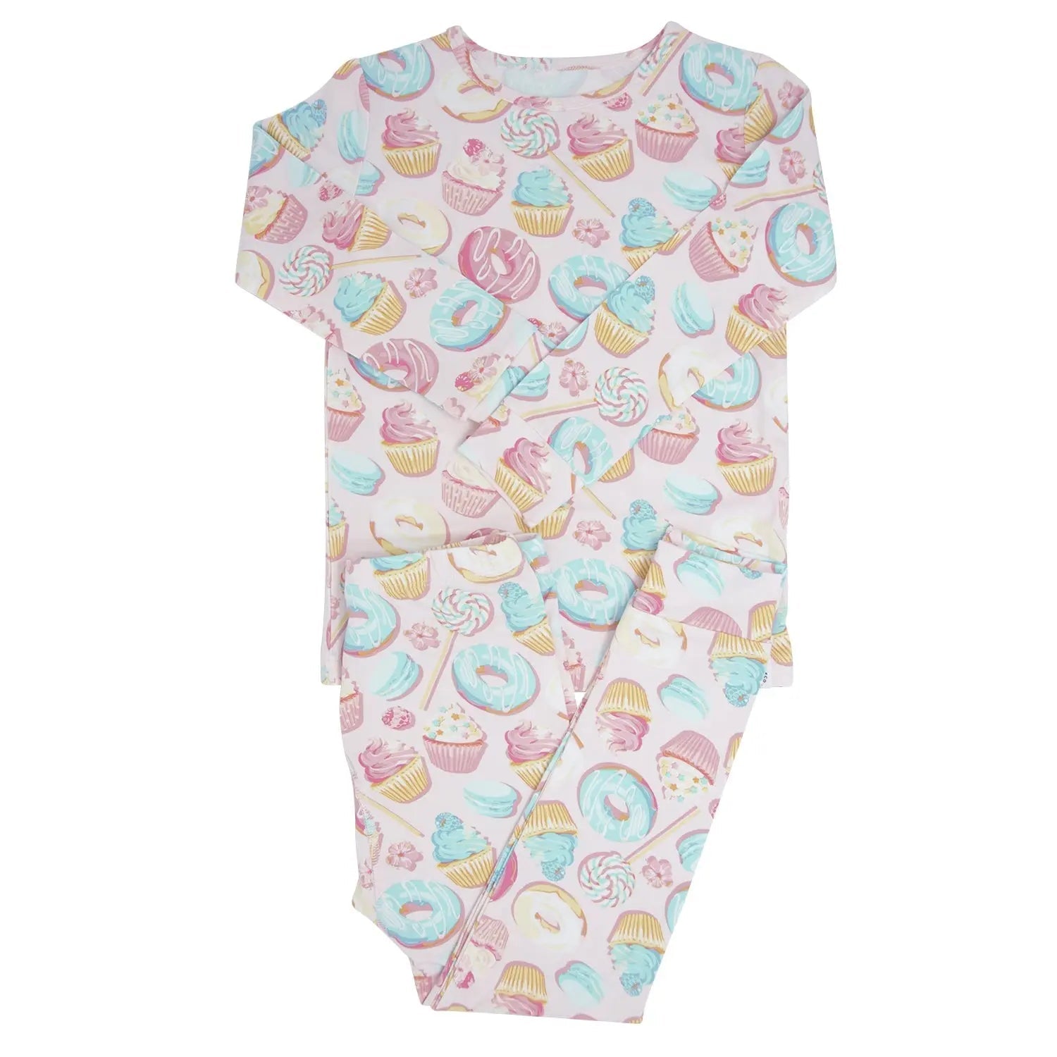 Sweet Bamboo Sweet Tooth Big Kid Pajama Set - 