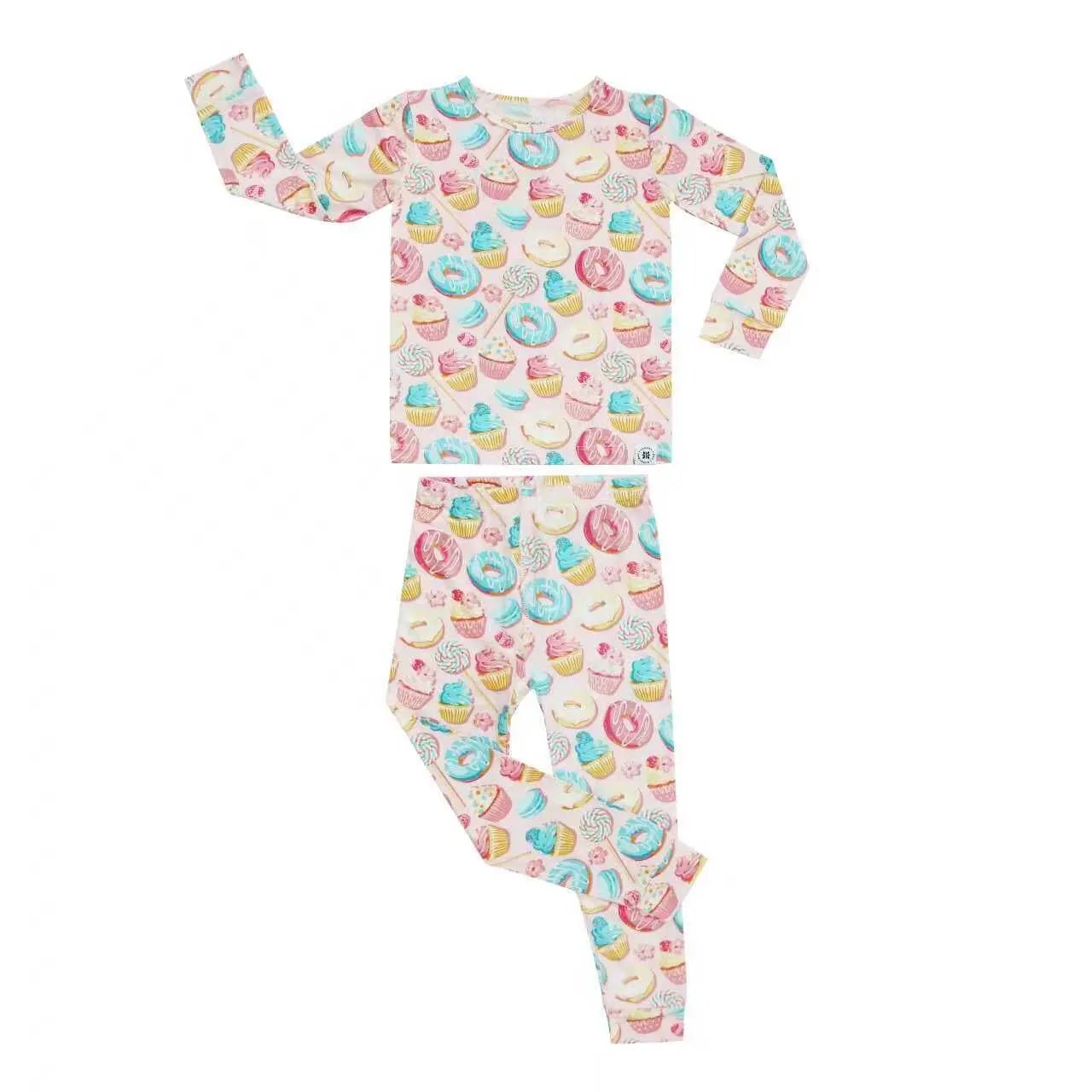 Sweet Bamboo Sweet Tooth Big Kid Pajama Set - 