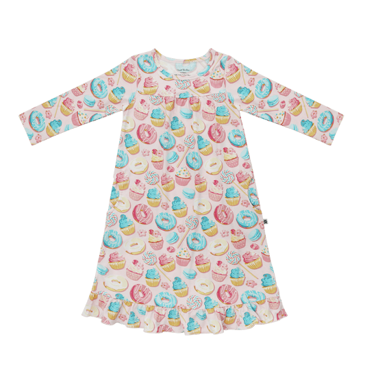 Sweet Tooth Boho Dress For Girls With Pockets And Ruffles Sweet Bamboo Everetts Place: Online Boutique