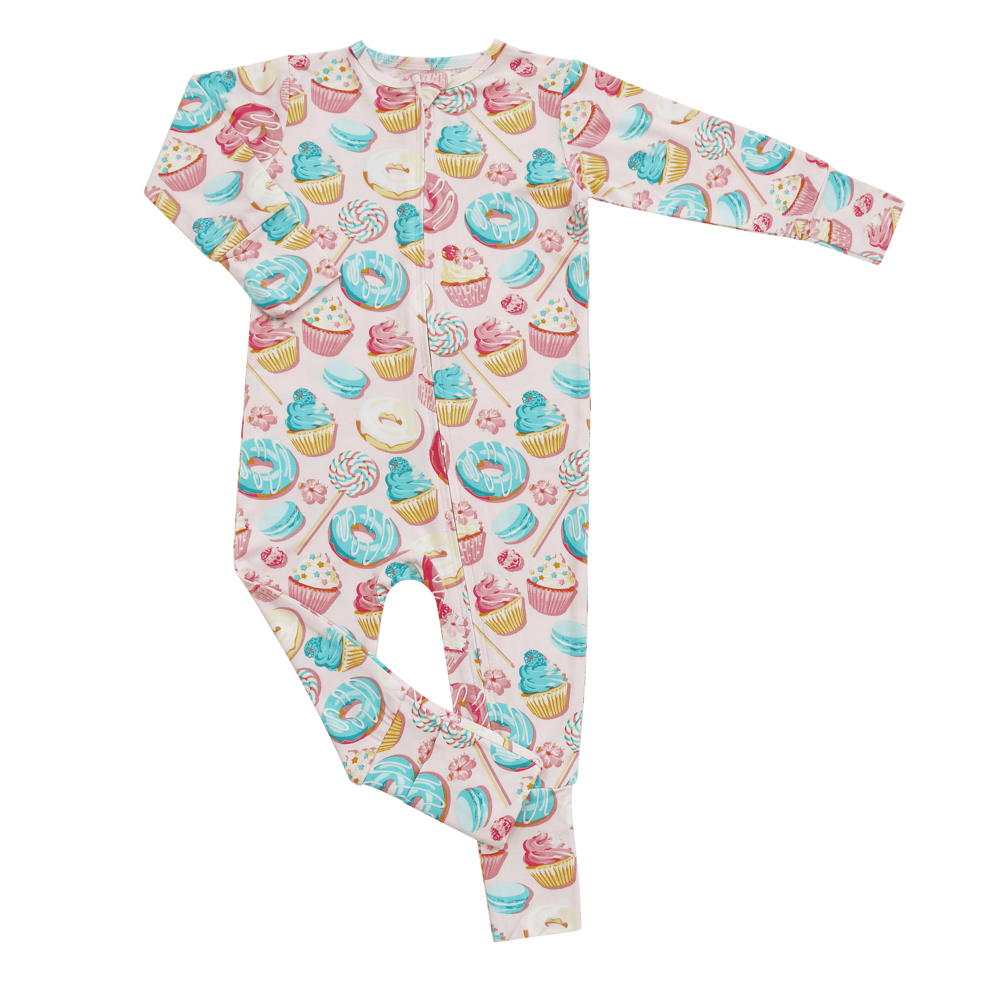 Sweet Tooth Convertible Romper With Two Way Zip Silk Fabric Sweet Bamboo Everetts Place: Online Boutique