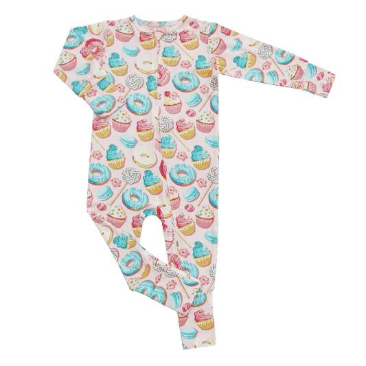 Sweet Tooth Convertible Romper With Two Way Zip Silk Fabric Sweet Bamboo Everetts Place: Online Boutique