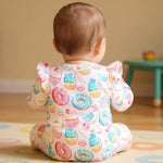 Sweet Tooth Flutter Sleeve Romper - Baby & Toddler Clothing, Sleeve, Textile, Pink, Baby Products | Everetts Place