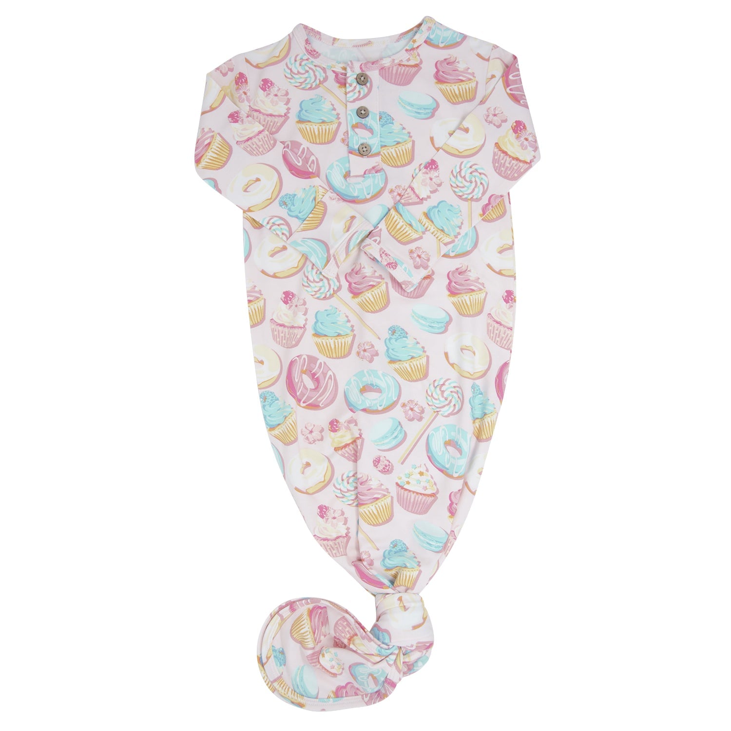 Sweet Bamboo Knotted Gown Homecoming Infant Outfit Deluxe Sweet Bamboo Everetts Place: Online Boutique