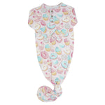 Sweet Bamboo Sweet Tooth Knotted Gown - 