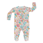 Sweet Bamboo Sweet Tooth Ruffle Footie - 
