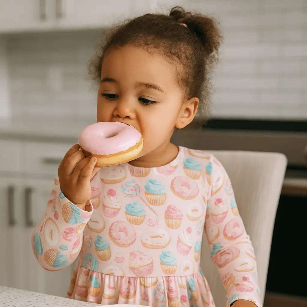 Sweet Bamboo Sweet Tooth Swirly Girl Dress - 