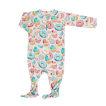 Sweet Bamboo Sweet Tooth Zipper Footie - 