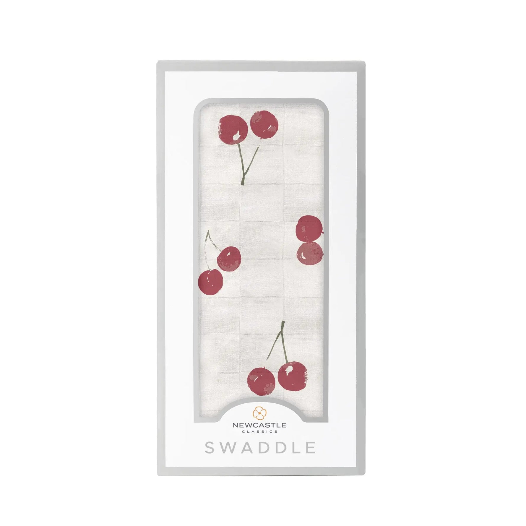 Newcastle Classics Sweetheart Cherry Bamboo Swaddle - 