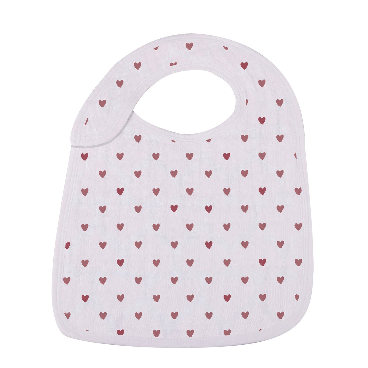 Newcastle Classics Sweetheart Cherry Hearts Snap Bib set
