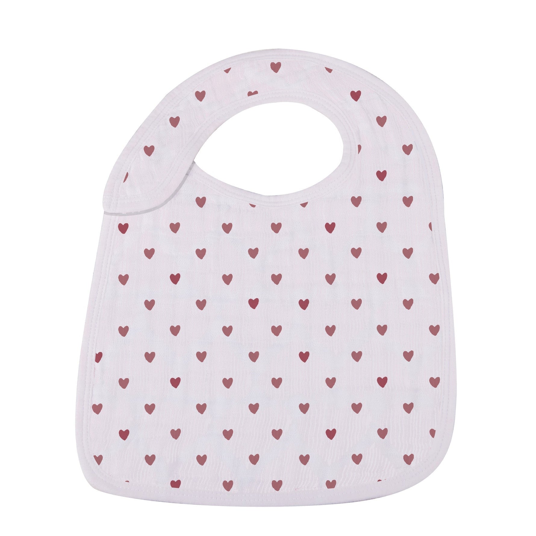 Newcastle Classics Sweetheart Cherry Hearts Snap Bib set