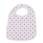 Newcastle Classics Sweetheart Cherry Hearts Snap Bib set - 